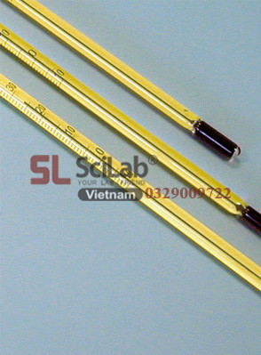 Nhiệt kế -1...+101oC, chia 0.1oC, L610mm ALLA PHÁP