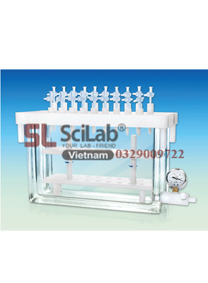 Bộ chiết pha rắn chân không 12 vị trí Scilab